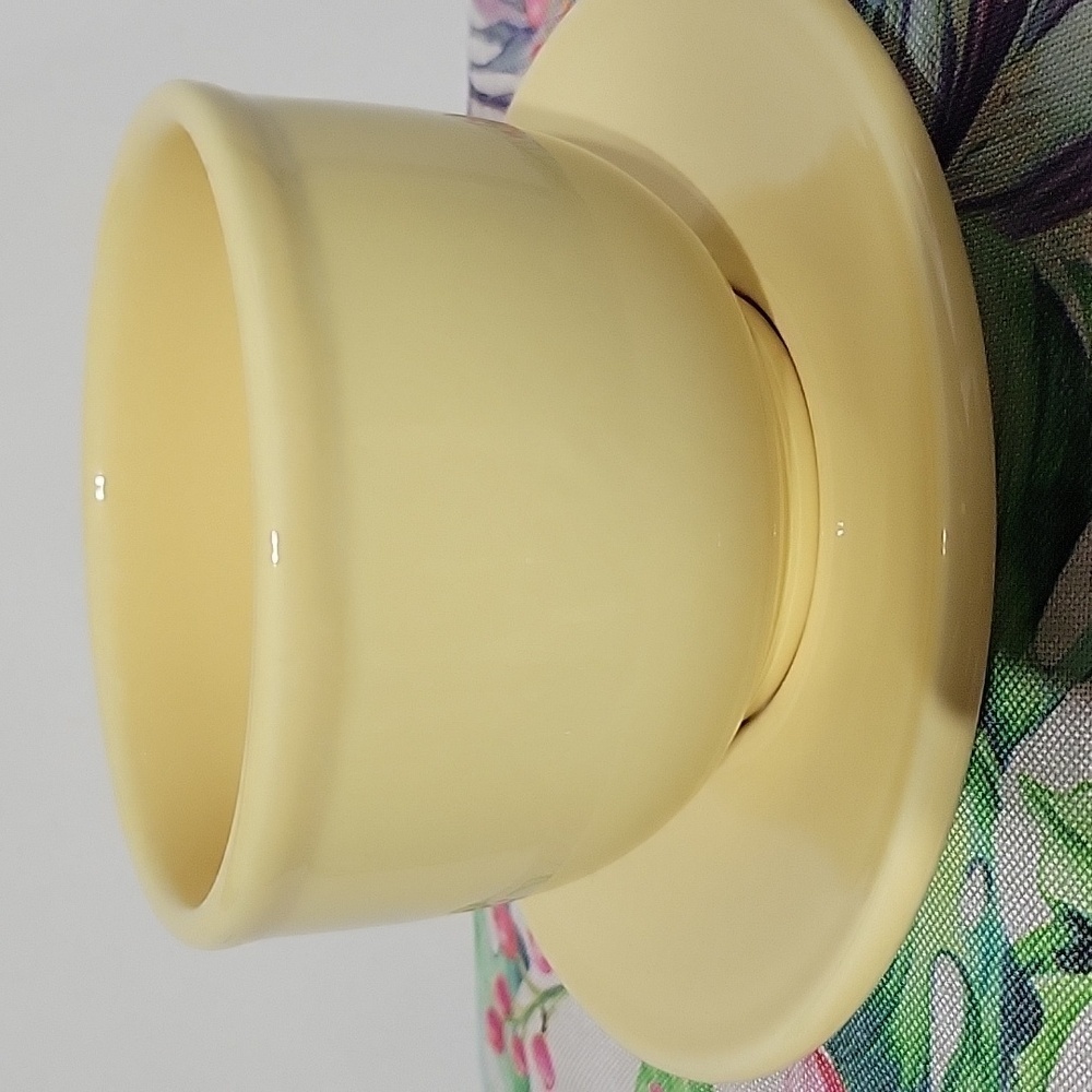 Fiesta Jumbo BOWL & Jumbo Saucer Set Pale yellow P86